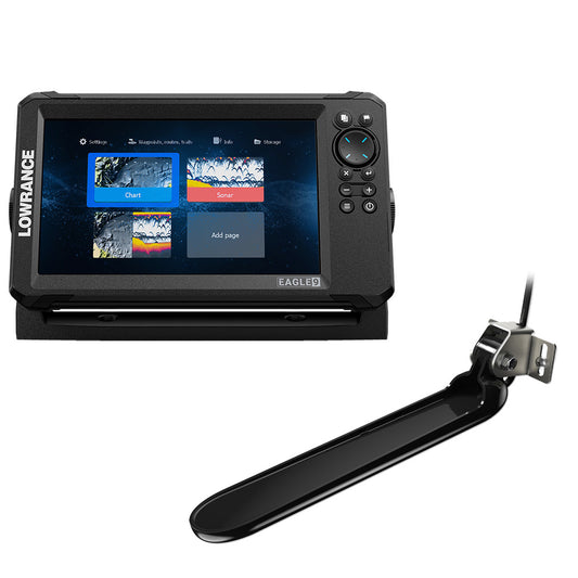 Lowrance Eagle 9 w/TripleShot Transducer  Inland Charts [000-16126-001] - POSEIDON ELECTRONICS