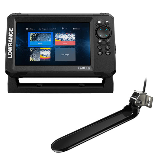 Lowrance Eagle 7 w/TripleShot Transducer  Discover OnBoard Chart [000-16228-001] - POSEIDON ELECTRONICS