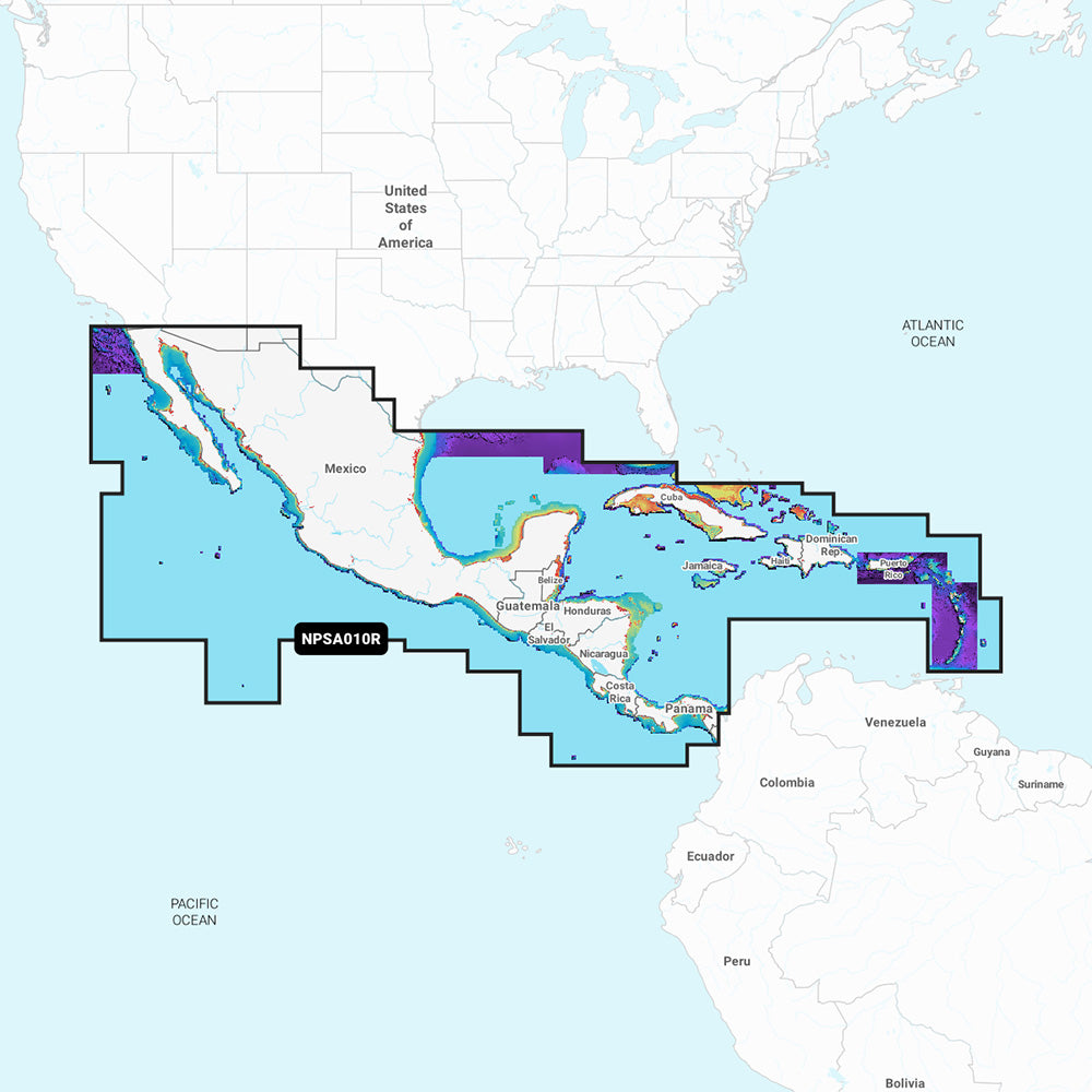 Navionics Platinum+ NPSA010R - Central America  Caribbean [010-C1459-40] - POSEIDON ELECTRONICS