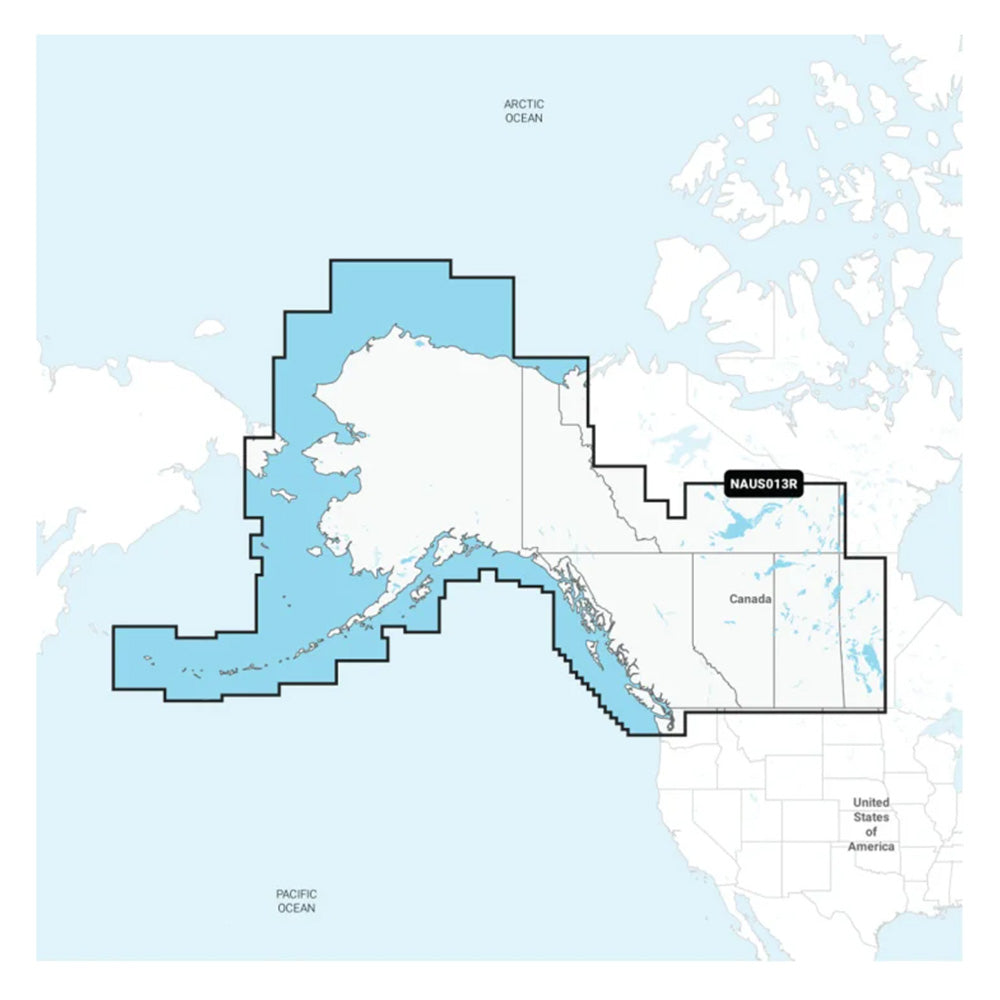 Navionics NAUS013R - Canada, West  Alaska - Navionics+ [010-C1467-30] - POSEIDON ELECTRONICS