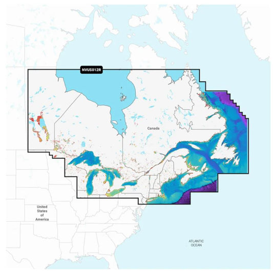 Garmin Navionics Vision+ NVUS012R Canada, East  Great Lakes [010-C1484-00] - POSEIDON ELECTRONICS