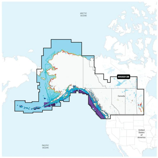 Garmin Navionics Vision+ NVUS013R Canada, West  Alaska [010-C1485-00] - POSEIDON ELECTRONICS