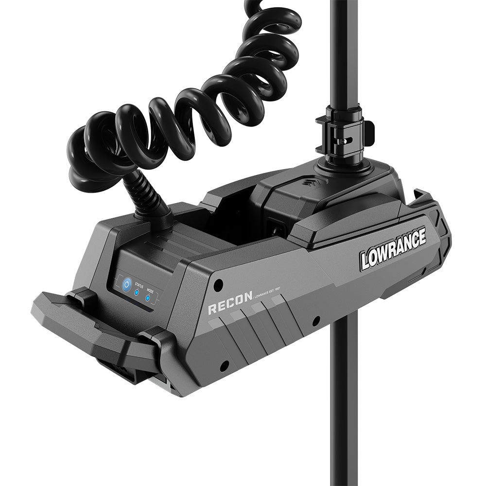 Lowrance Recon FW 72" Trolling Motor - Includes Freesteer Joystick Remote, Wireless Foot Pedal  HDI Nosecone [000-16175-001] - POSEIDON ELECTRONICS