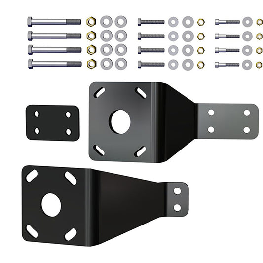 Power-Pole Transom Braced Kit - Universal [PKB-T-4-0-U-BK] - POSEIDON ELECTRONICS
