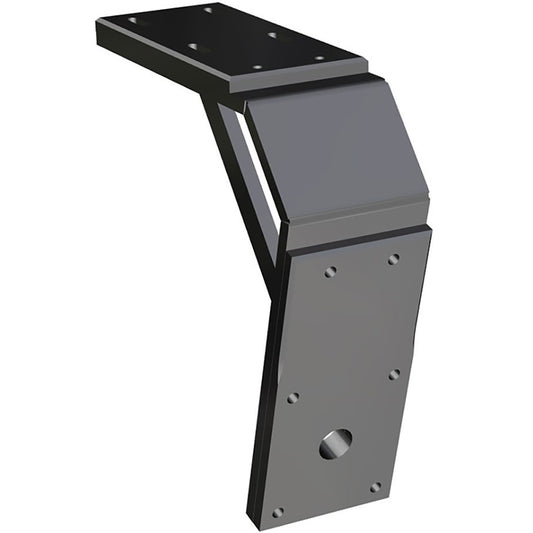 Power-Pole Deck Mount - 8" Aft - 11" Drop - Black [PK-D-8-11-U-BK] - POSEIDON ELECTRONICS