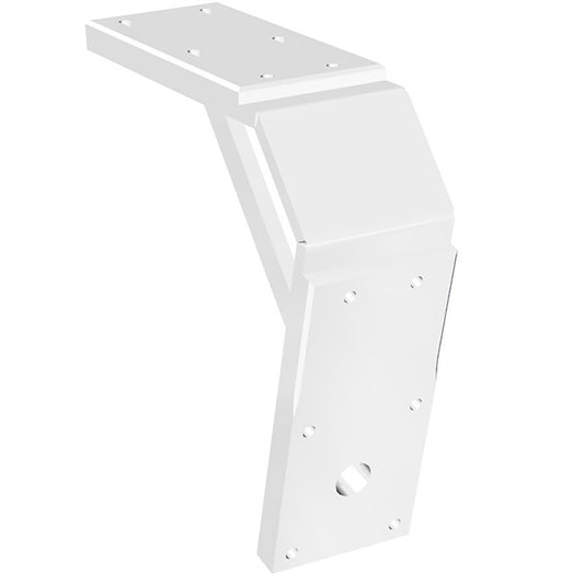 Power-Pole Deck Mount - 8" Aft - 11" Drop - White [PK-D-8-11-U-WT] - POSEIDON ELECTRONICS
