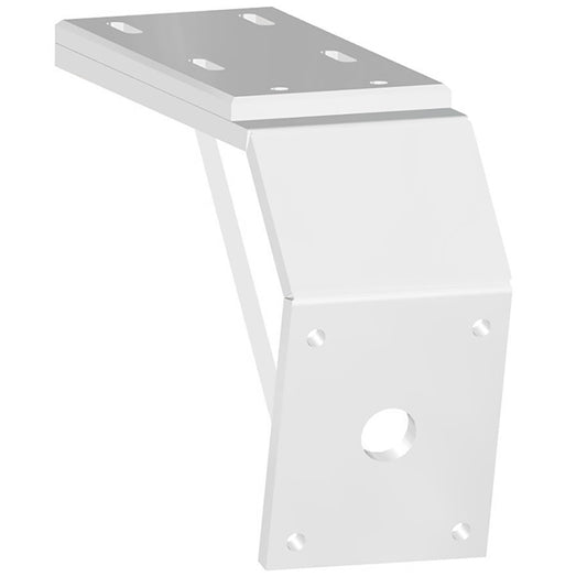 Power-Pole Deck Mount - 8" Aft - 6" Drop - White [PK-D-8-6-U-WT] - POSEIDON ELECTRONICS
