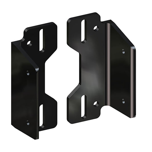 Power-Pole Dual Side-Mount Adapters f/All Outboards - Black [PKD-MTOS-PLT-BK] - POSEIDON ELECTRONICS