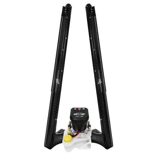 Power-Pole Blade ONE Pump BLS Shallow Water Anchor System - 10' - Dual Blade - Black [PP-2-BLS-10-BK] - POSEIDON ELECTRONICS
