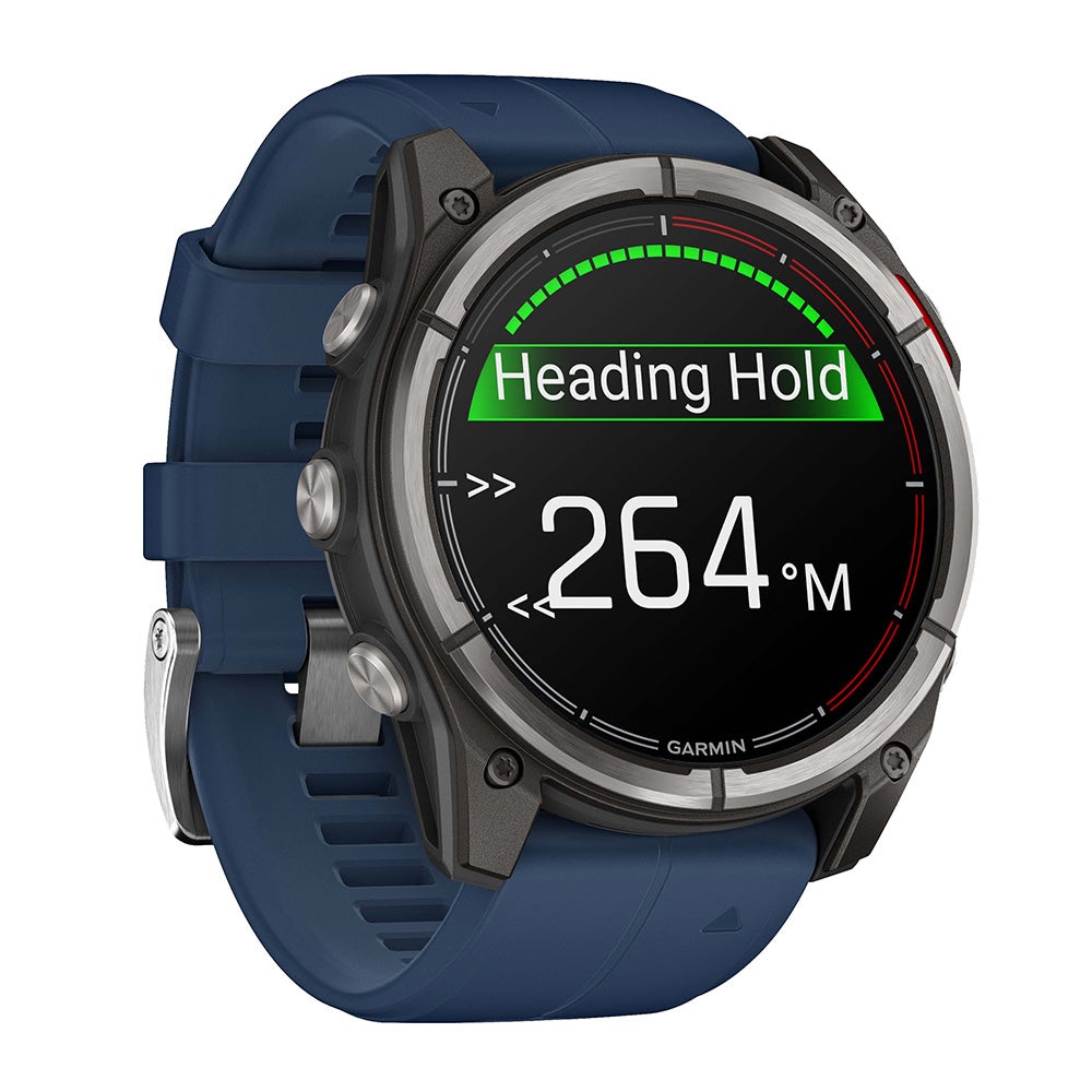 Garmin quatix 8 - 51mm AMOLED Marine GPS Smartwatch [010-02905-90] - POSEIDON ELECTRONICS