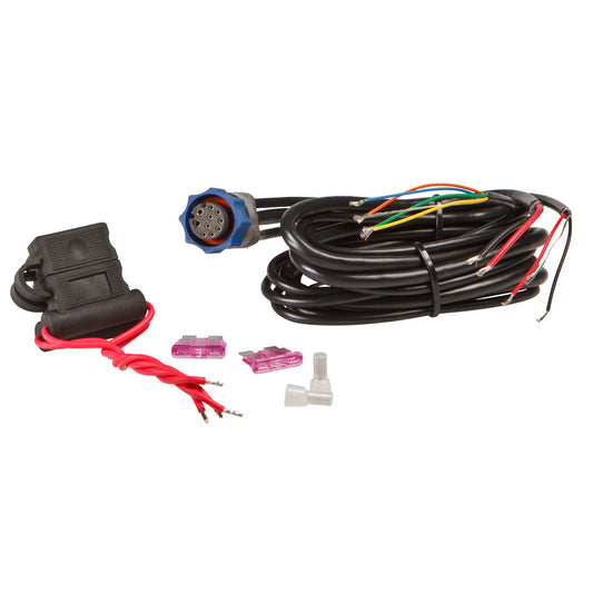 Lowrance Power Cable w/NMEA [127-08] - POSEIDON ELECTRONICS