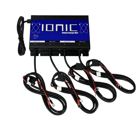 Ionic Lithium 12V 4-Bank 10A Battery Charger