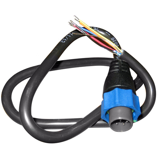 Lowrance Adapter Cable 7-Pin Blue to Bare Wires [000-10046-001] - POSEIDON ELECTRONICS