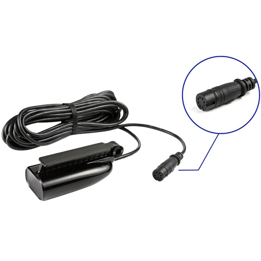 Lowrance SplitShot Skimmer Transom Mount Transducer [000-14028-001] - POSEIDON ELECTRONICS