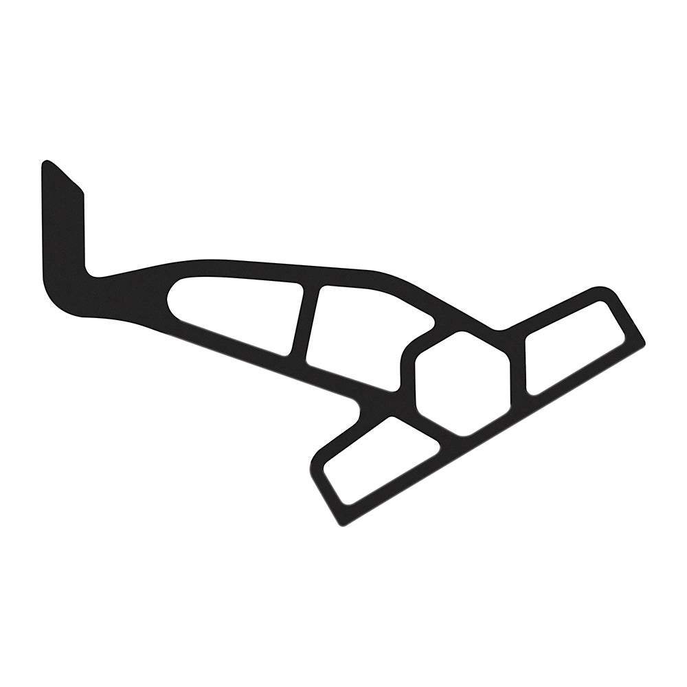 Minn Kota Raptor Jack Plate Adapter Bracket - Starboard - 2" Setback - 4" Rise - Black [1810360] - POSEIDON ELECTRONICS