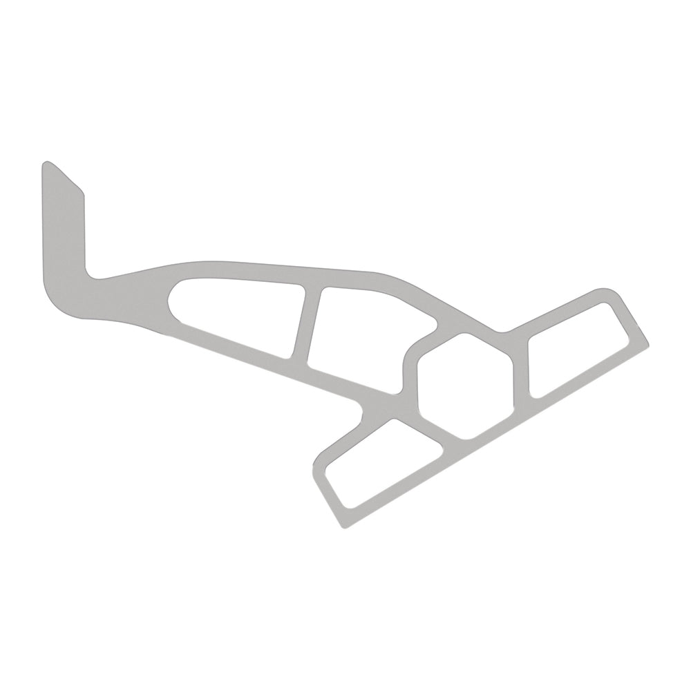 Minn Kota Raptor Jack Plate Adapter Bracket - Starboard - 2" Setback - 4" Rise - White [1810365] - POSEIDON ELECTRONICS