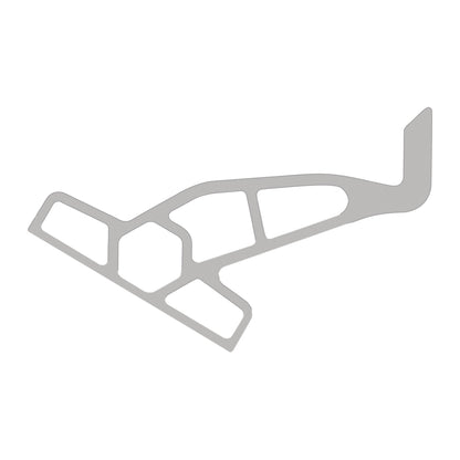 Minn Kota Raptor Jack Plate Adapter Bracket - Port - 2" Setback - 4" Rise - White [1810366] - POSEIDON ELECTRONICS