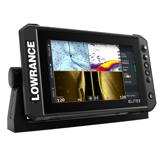 Lowrance Elite FS 9 Chartplotter/Fishfinder w/Active Imaging 3-in-1 Transom Mount Transducer [000-15692-001] - POSEIDON ELECTRONICS