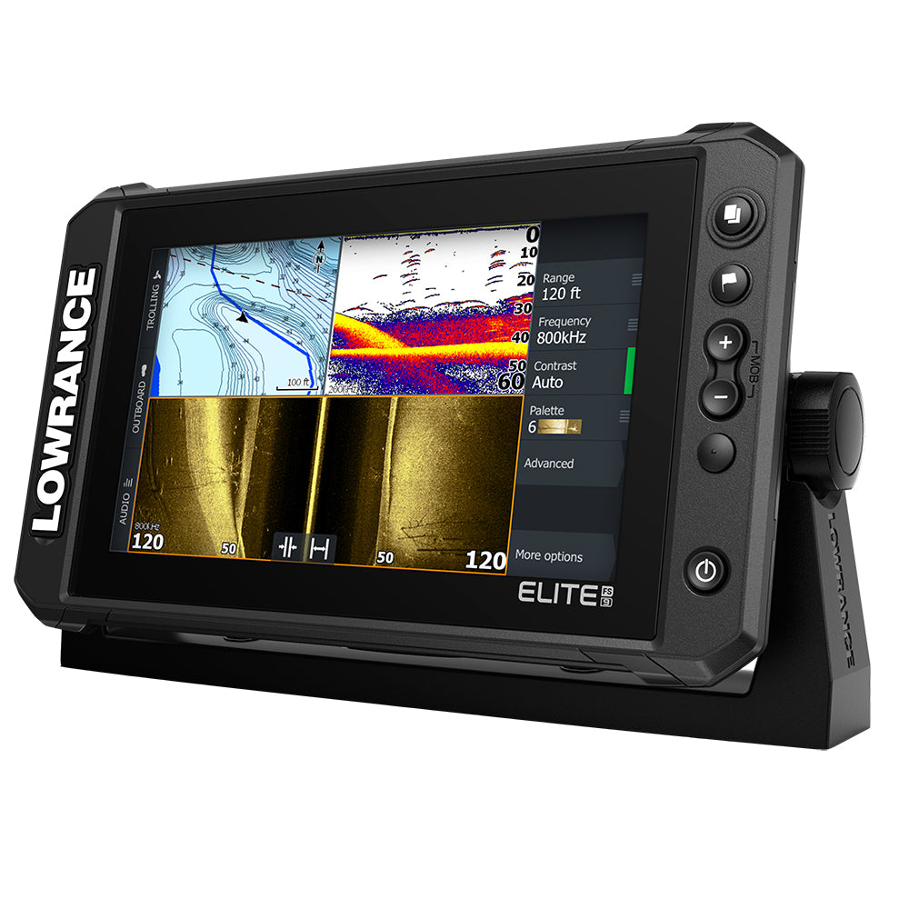 Lowrance Elite FS 9 Chartplotter/Fishfinder w/Active Imaging 3-in-1 Transom Mount Transducer [000-15692-001] - POSEIDON ELECTRONICS