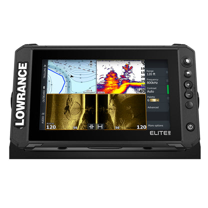 Lowrance Elite FS 9 Chartplotter/Fishfinder w/Active Imaging 3-in-1 Transom Mount Transducer [000-15692-001] - POSEIDON ELECTRONICS