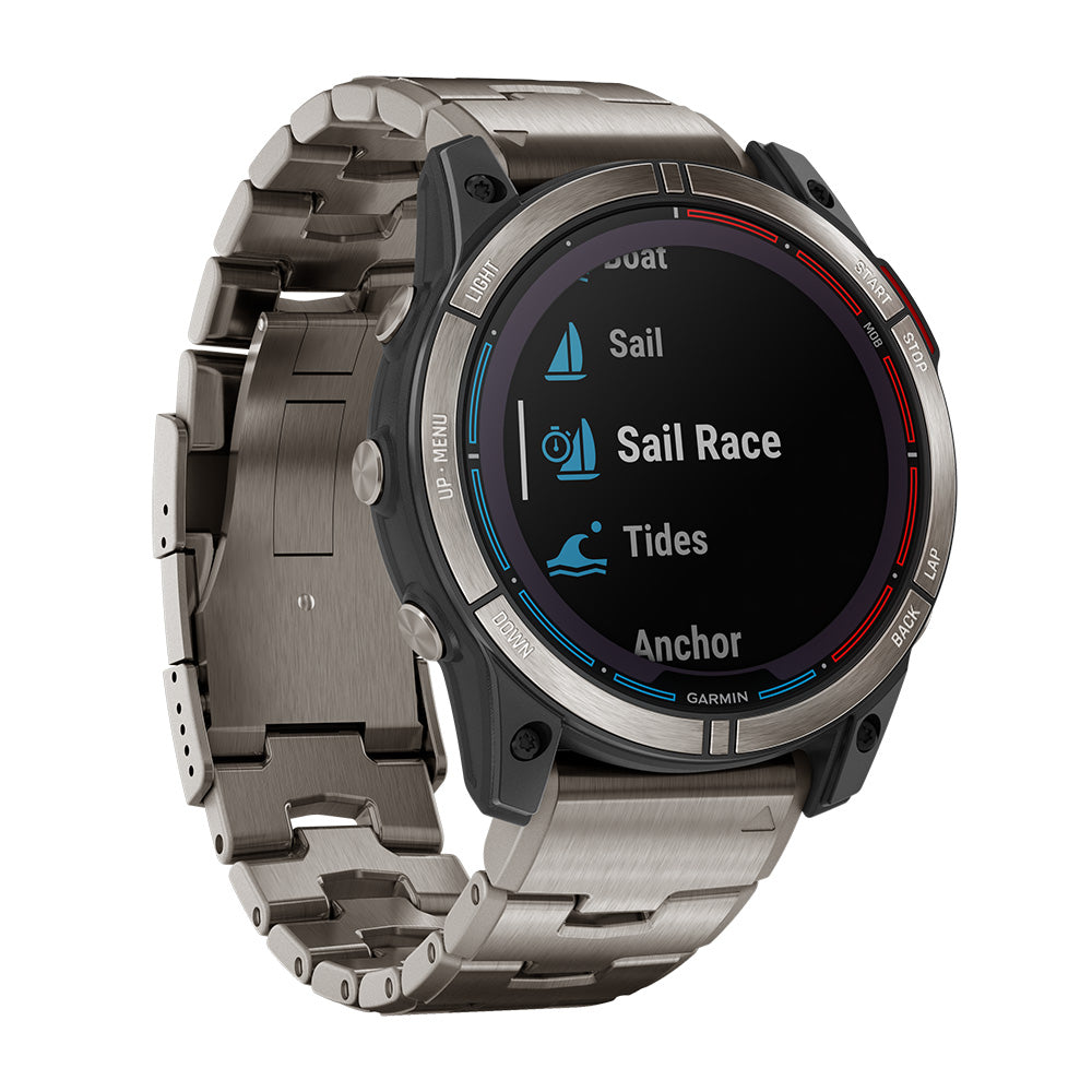 Garmin quatix 7 - Solar Edition Marine GPS Smartwatch w/Solar Charging [010-02541-60] - POSEIDON ELECTRONICS