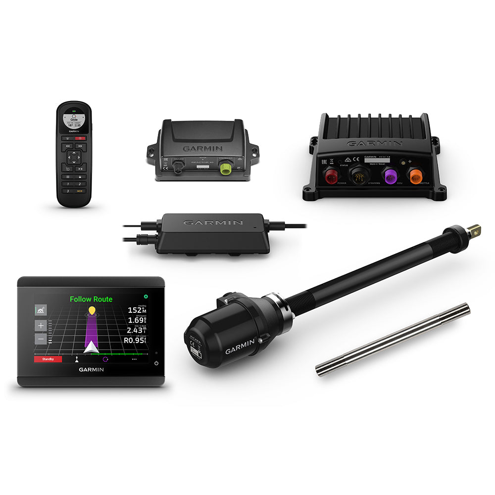 Garmin Reactor 40 Kicker Autopilot w/GHC 50  Stainless Steel Tilt Tube [010-02794-10] - POSEIDON ELECTRONICS