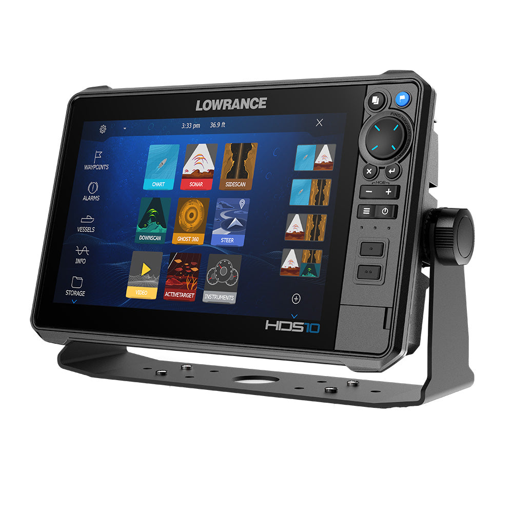 Lowrance HDS PRO 10 - w/ Preloaded C-MAP DISCOVER OnBoard  Active Imaging HD Transducer [000-15984-001] - POSEIDON ELECTRONICS