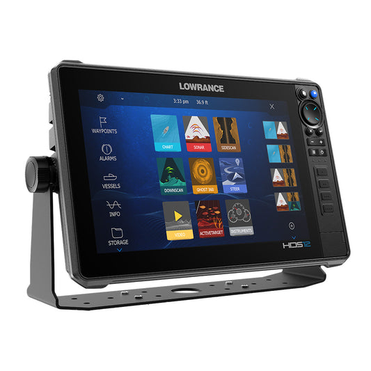 Lowrance HDS PRO 12 - w/ Preloaded C-MAP DISCOVER OnBoard  Active Imaging HD Transducer [000-15987-001] - POSEIDON ELECTRONICS