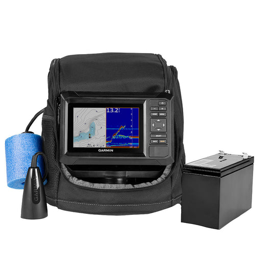 Garmin ECHOMAP UHD2 Keyed 5" cv Ice Fishing Bundle w/ECHOMAP UHD2 53cv  Dual Beam-IF Transducer [010-02590-35] - POSEIDON ELECTRONICS