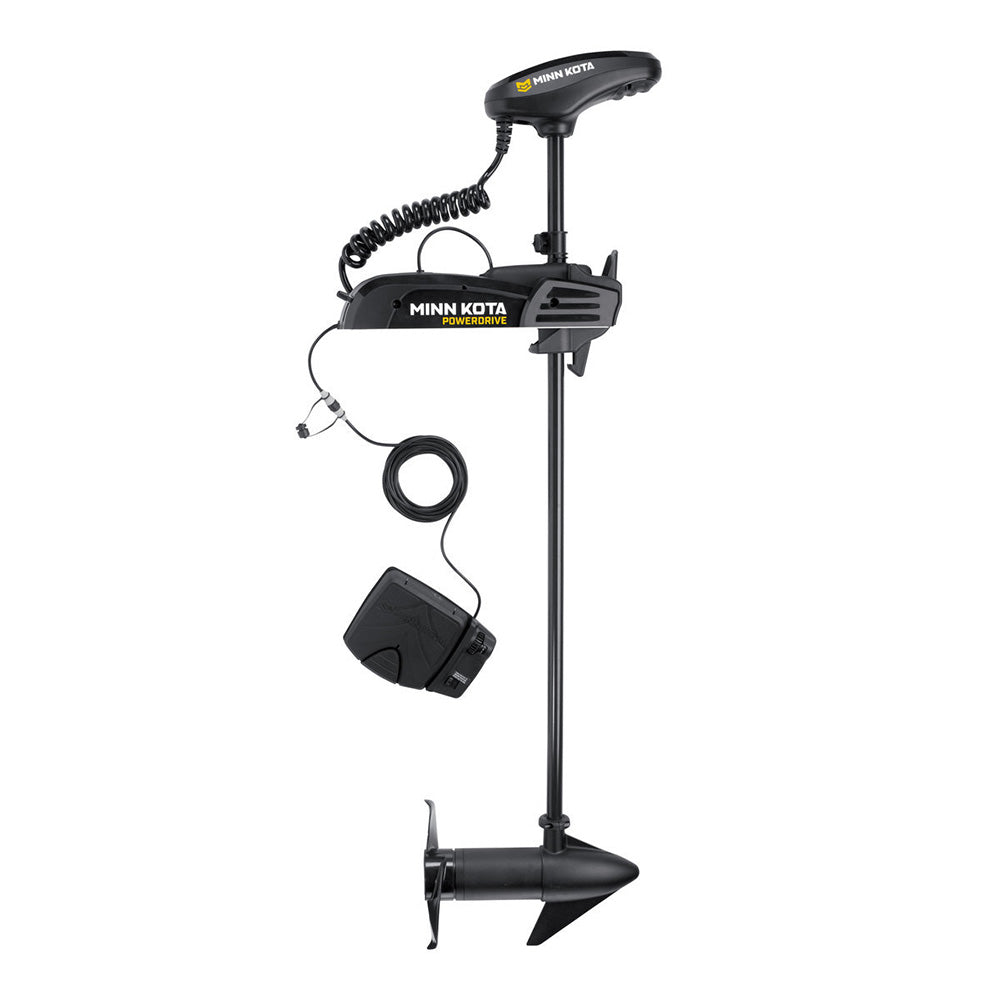 Minn Kota Pontoon PowerDrive 55 Trolling Motor w/Foot Pedal - 12V - 55LB - 48" [1358455] - POSEIDON ELECTRONICS