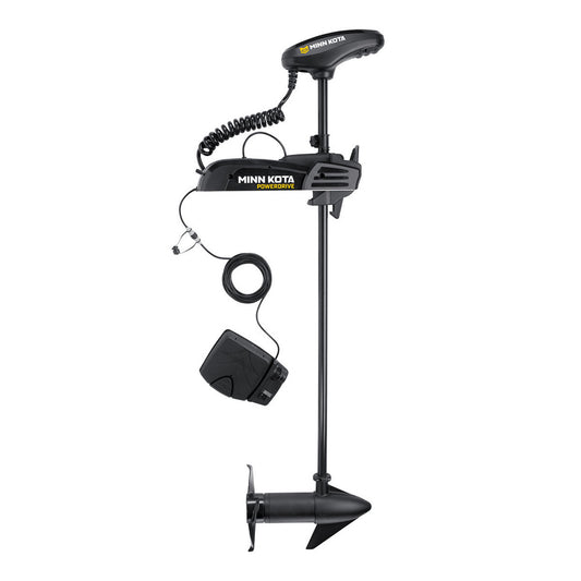 Minn Kota Pontoon PowerDrive 70 Trolling Motor w/Foot Pedal - 24V - 70LB - 48" [1358475] - POSEIDON ELECTRONICS