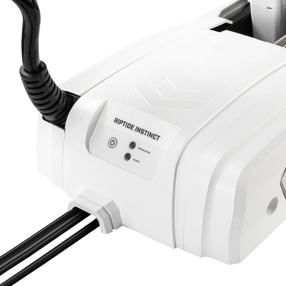 Minn Kota Riptide Instinct QUEST 90/115 Trolling Motor w/Wireless Remote - 24/36V - 90/115LBS - 87" - White [1358562] - POSEIDON ELECTRONICS