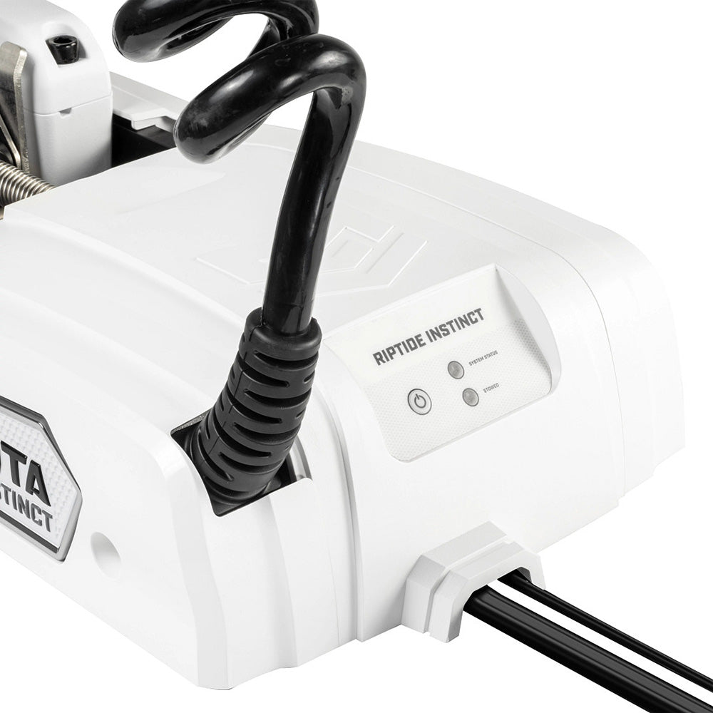 Minn Kota Riptide Instinct QUEST 90/115 Trolling Motor w/Wireless Remote - 24/36V - 90/115LBS - 87" - White [1358562] - POSEIDON ELECTRONICS