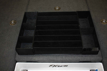NPDSK0012 Skeeter®  2010 ZX 225, 2012-2014 ZX20/21, 2014-2016 FX, 2009-2011 ZX200 FRONT DECK COMPARTMENT 2 TRAY SYSTEM