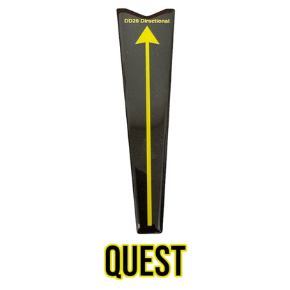 DD26 Directional Indicator Decal for your Trolling motor and Transducer